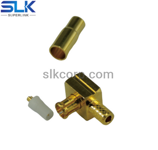 MCX-Stecker rechtwinkliger Crimpstecker für RG178-Kabel 50 Ohm 5MXM11R-A03-015